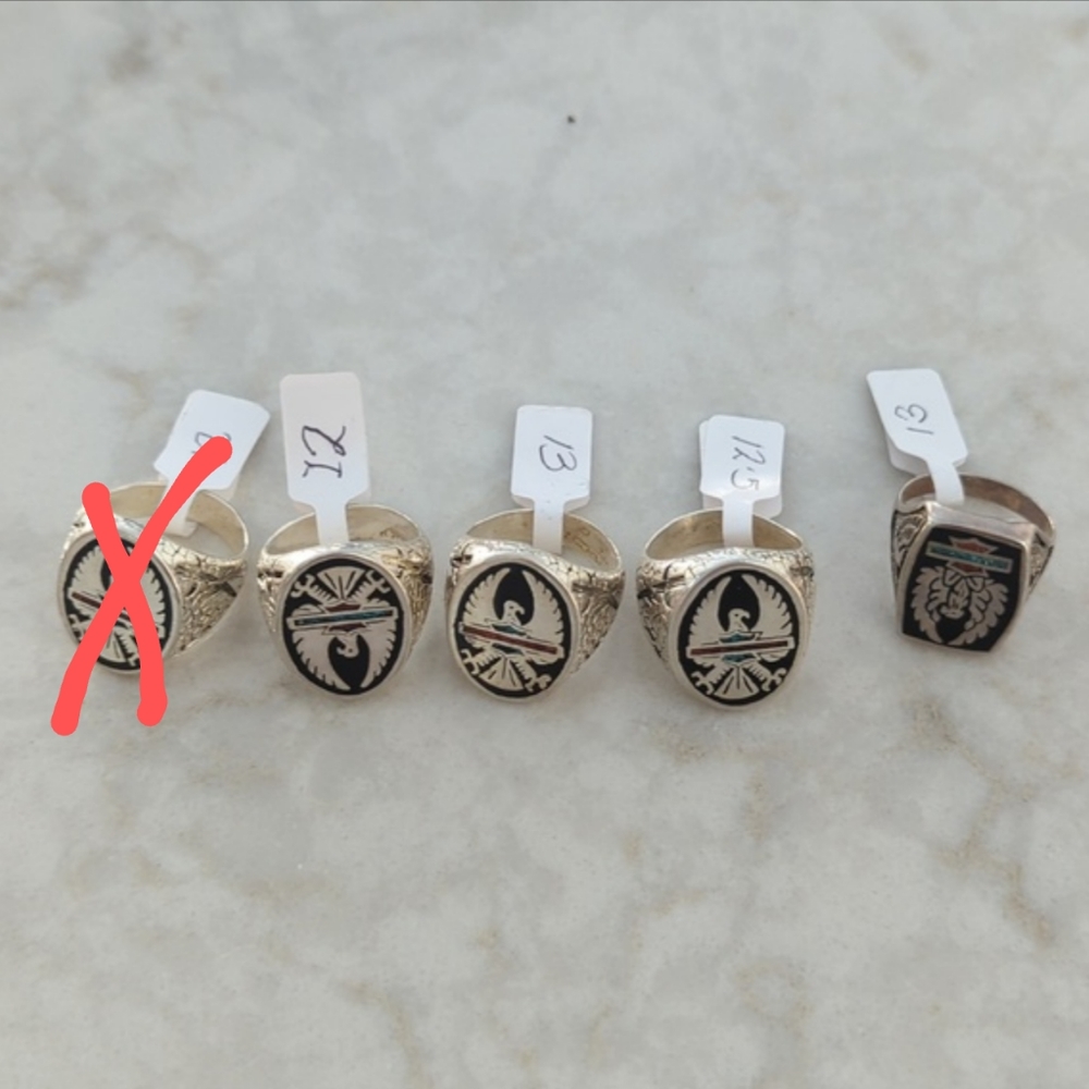 SILVER. Rings